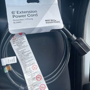 Best Buy 6’ Extension power cord